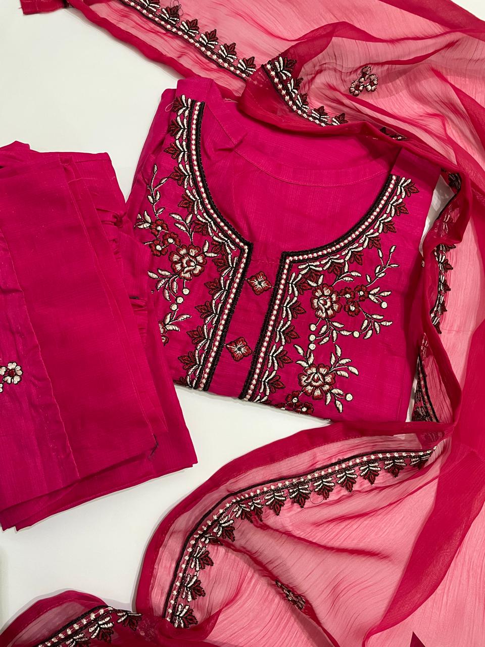 3 pc lawn stitched suit