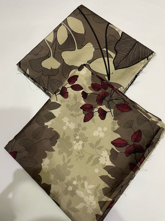 3 Pc Viscose Printed Unstitched Suit