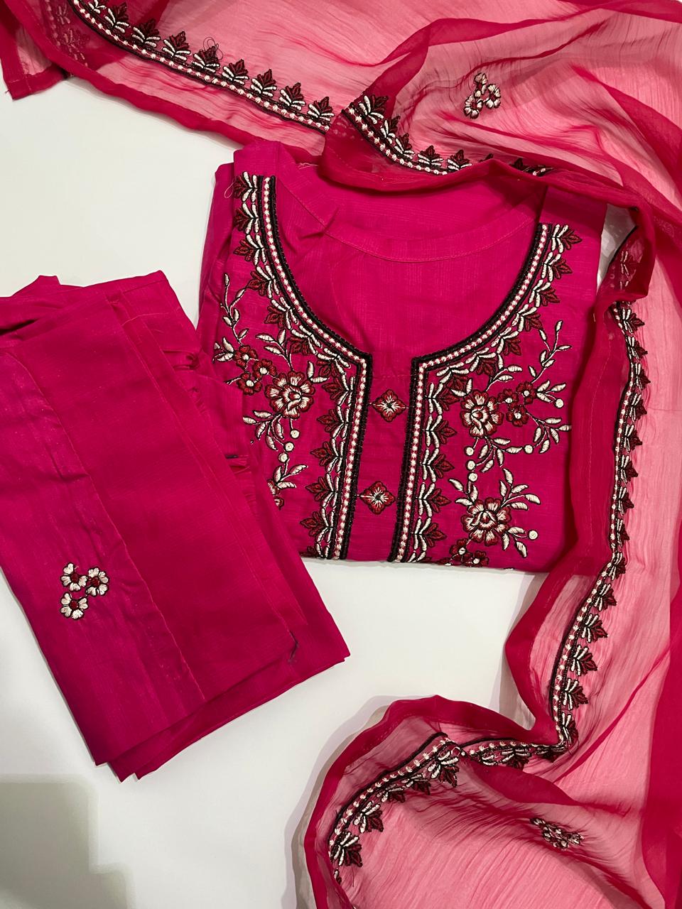 3 pc lawn stitched suit